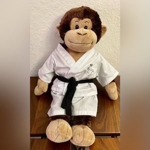 Build-A-Bear Monkey with Karate Outfit